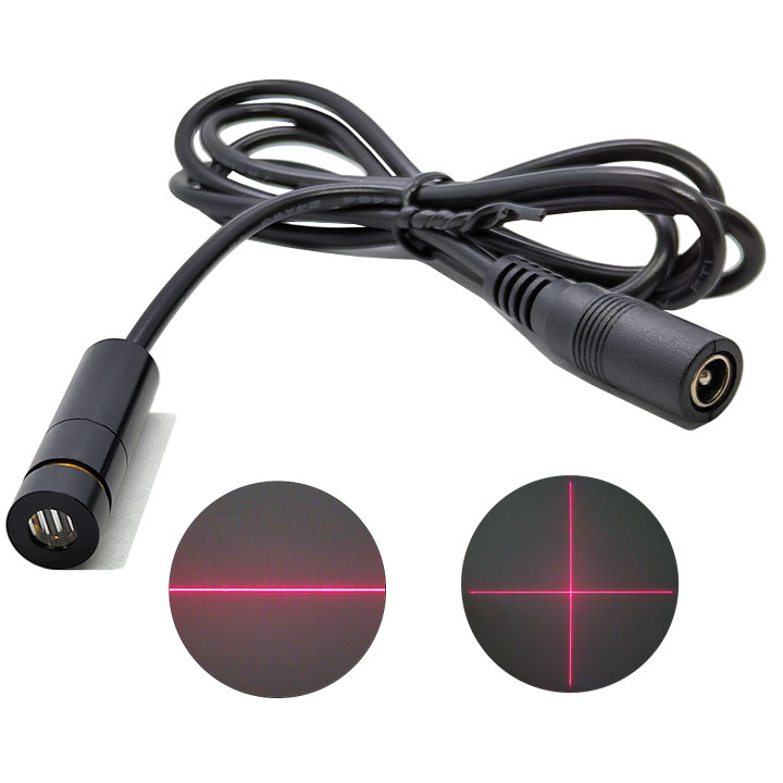 635nm 650nm 1mW~10mW Red Laser Module Focus Adjustable Line/Crosshair Laser Locator Φ10X35mm